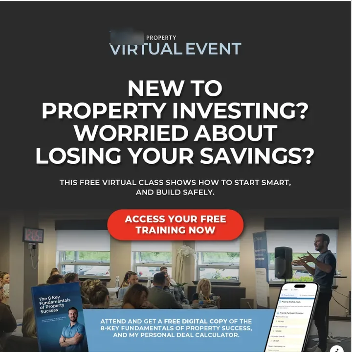 Virtual event sign-ups ad for Paul McFadden